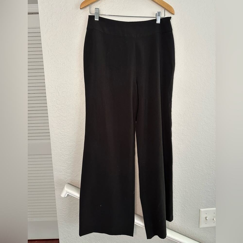 Vintage Fleur David Rodriguez Wide Leg High Waist Black Pullon Pants Stretch
